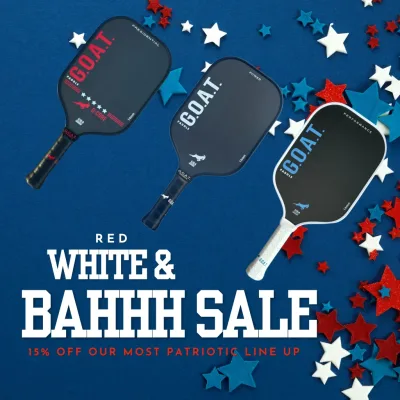 USA GOAT Pack — Red, White & BAHHH Pickleball Paddle Bundle