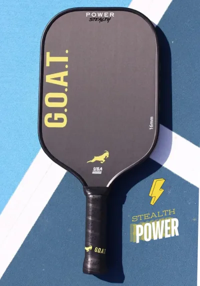 G.O.A.T. Paddle Power Stealth Pickleball Bomber Set